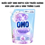 Nước giặt OMO Matic 3.6kg cửa trước, hương Hoa Linh Lan & Vani Trắng