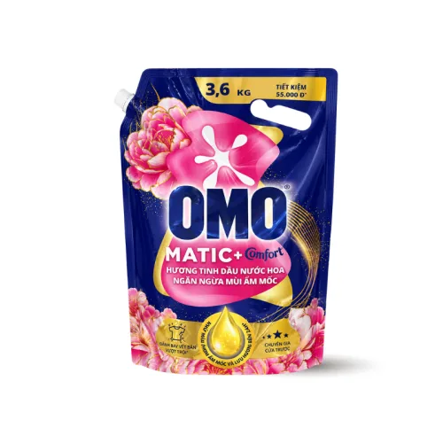 Nơi lấy sỉ nước Giặt OMO MATIC Túi Ngăn Ngừa Mùi Ẩm Mốc 3,6kg