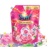 Nước giặt SURF hương Hồng Pháp & Nhài Tây dạng túi 3.6kg