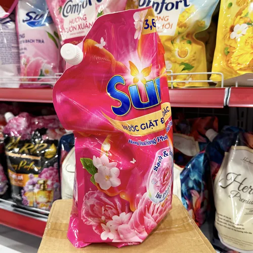 Nước giặt SURF hương Hồng Pháp & Nhài Tây dạng túi 3.6kg