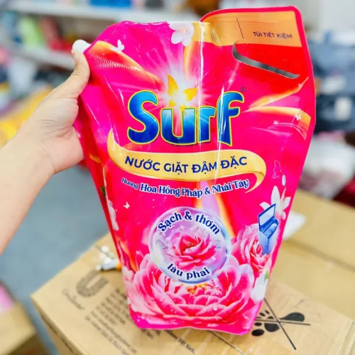 Nước giặt SURF hương Hồng Pháp & Nhài Tây dạng túi 3.6kg