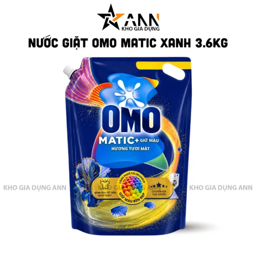 Nguồn hàng sỉ nước Giặt Túi OMO MATIC Cửa Trước Giữ Màu Hương Tươi Mới 3,6kg