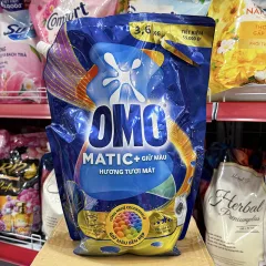 Nguồn hàng sỉ nước Giặt Túi OMO MATIC Cửa Trước Giữ Màu Hương Tươi Mới 3,6kg