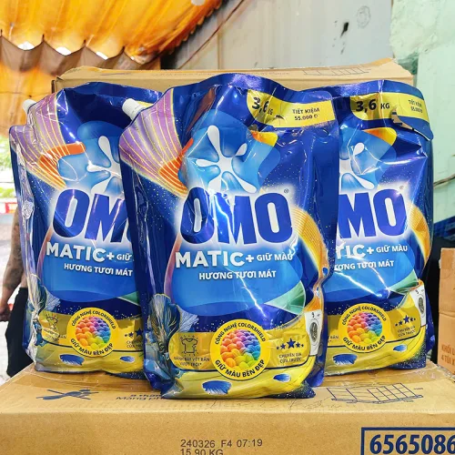 Nguồn hàng sỉ nước Giặt Túi OMO MATIC Cửa Trước Giữ Màu Hương Tươi Mới 3,6kg