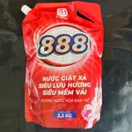 Túi Nước Giặt Xả 888 D-Shining Hương Nước Hoa 3,2kg Màu Đỏ Cao Cấp