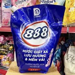Nơi lấy sỉ nước Giặt Xả Cao Cấp 888 D-Shining Hương Nước Hoa 3,2kg - Túi Màu Tím
