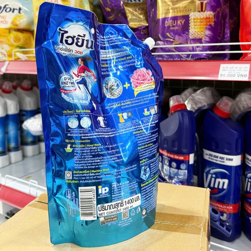 Chuyên sỉ nước Giặt Xả Hygiene Expert Wash Thái Lan 1400ml - Túi Xanh Biển