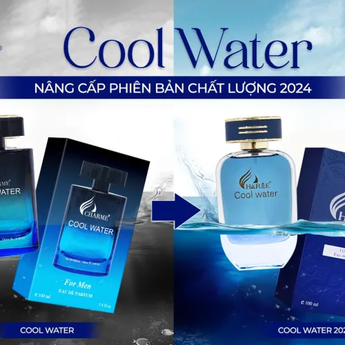 Chuyên sỉ nước Hoa Charme Cool Water Mùi Nam Phiên Bản Mới 100ml
