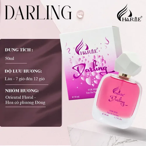 Chuyên sỉ nước Hoa Charme Darling Mùi Nữ 50ml - Hương Ngọt Ngào Quyến Rũ