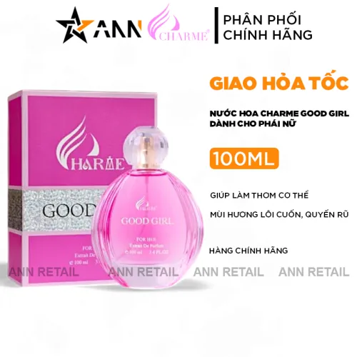 Chuyên sỉ nước Hoa Charme Good Girl Mùi Nữ 100ml Hương Lôi Cuốn Quyến Rũ - Phiên Bản Mới 2024