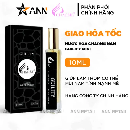 Chỗ sỉ nước Hoa Charme Guility Mùi Nam Mini 10ml