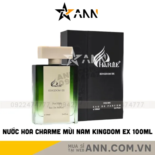 Chuyên sỉ nước Hoa Charme Kingdom Ex Mùi Nam Quyến Rũ 100ml