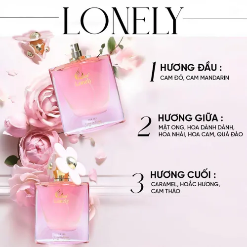 Charme Lonely Nước Hoa Nữ Hương Hoa Ngọt Ngào 75ml