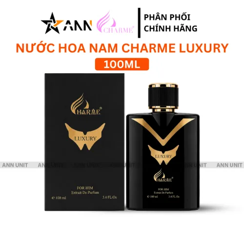 Shop sỉ nước Hoa Charme Luxury Mùi Nam Hộp Cứng Phiên Bản Mới 100ml