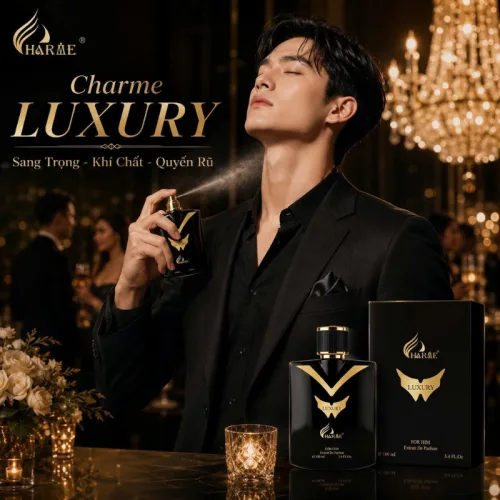 Shop sỉ nước Hoa Charme Luxury Mùi Nam Hộp Cứng Phiên Bản Mới 100ml
