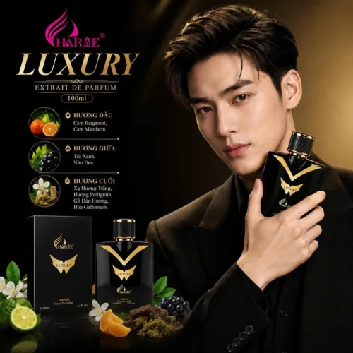 Shop sỉ nước Hoa Charme Luxury Mùi Nam Hộp Cứng Phiên Bản Mới 100ml