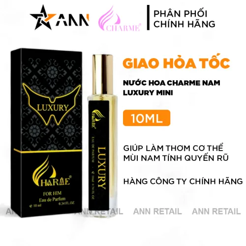 Charme Luxury nước hoa nam dạng mini 10ml