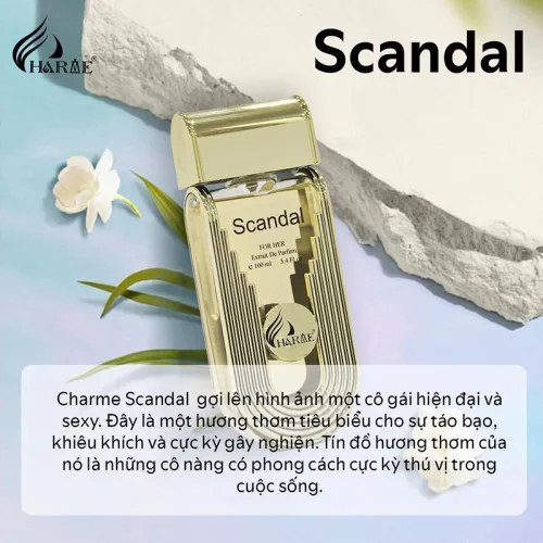 Nước hoa Charme Scandal 100ml dành cho nữ, hương thơm quyến rũ