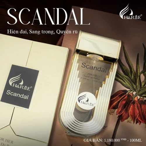Nước hoa Charme Scandal 100ml dành cho nữ, hương thơm quyến rũ