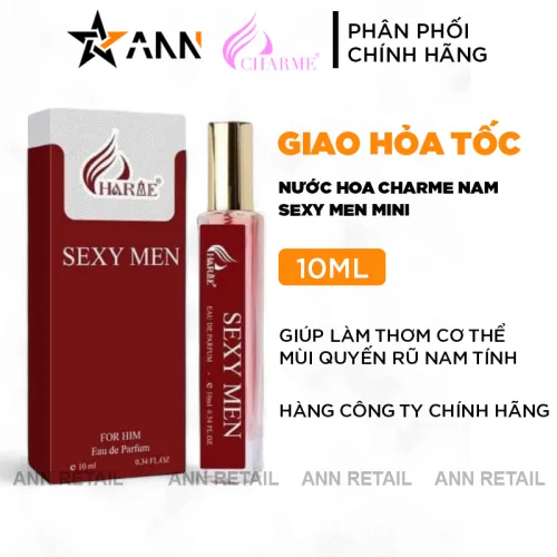 Nguồn hàng sỉ nước Hoa Charme Sexy Men Mùi Nam Mini 10ml