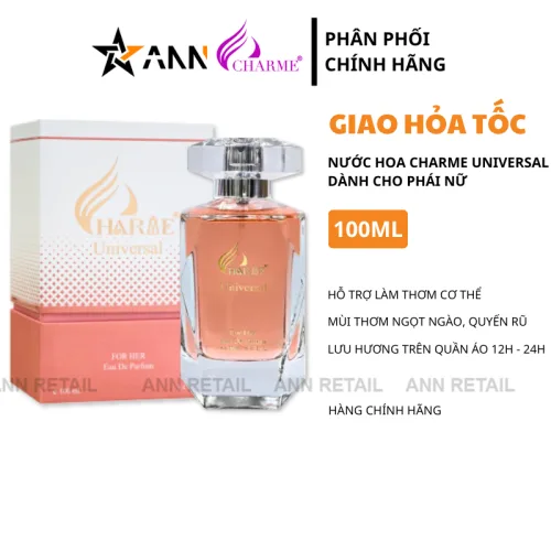Chỗ sỉ nước Hoa Charme Universal  Dành Cho Nữ 100ml