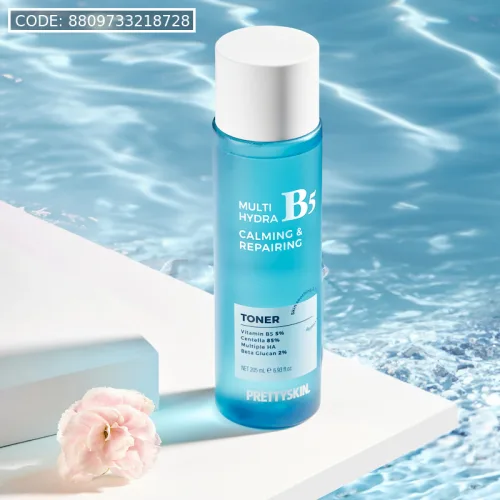 Toner Prettyskin Multi Hydra B5 205ml dưỡng trắng và phục hồi da