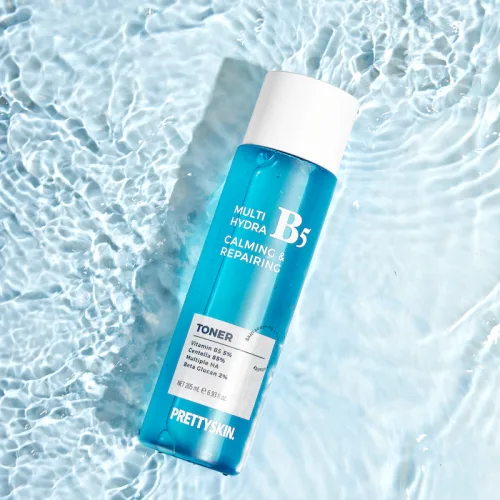 Toner Prettyskin Multi Hydra B5 205ml dưỡng trắng và phục hồi da