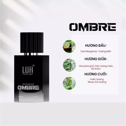 Nguồn hàng sỉ nước Hoa Lua Nam Ombre 50ml - Hương Thơm Lịch Lãm Tươi Mát