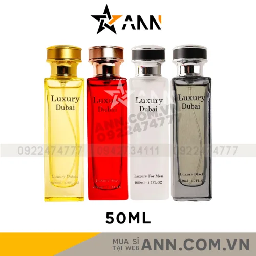 Nơi lấy sỉ nước Hoa Luxury Dubai 50ml Nhiều Mùi