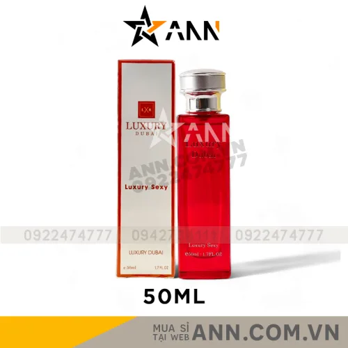 Shop sỉ nước Hoa Luxury Dubai Luxury Sexy Màu Đỏ Mùi Nữ 50ml