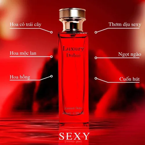 Shop sỉ nước Hoa Luxury Dubai Luxury Sexy Màu Đỏ Mùi Nữ 50ml