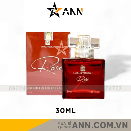 Chuyên sỉ nước Hoa Luxury Dubai Rose 30ml Mùi Nữ