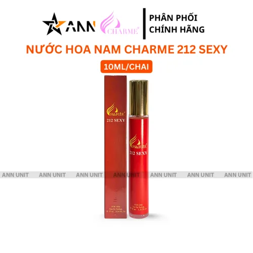 Shop sỉ nước Hoa Nam Charme 212 Sexy 10ml - Hương Thơm Sang Trọng Lịch Lãm