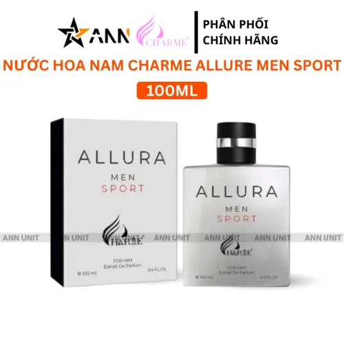 Nơi lấy sỉ nước Hoa Nam Charme Allura Men Sport - Hương Thơm Tươi Mát Sang Trọng
