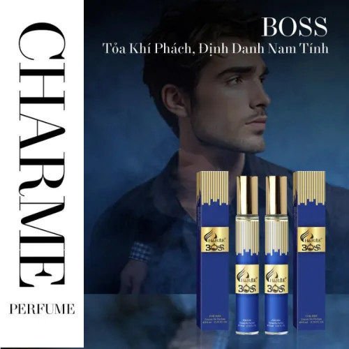 Shop sỉ nước Hoa Nam Charme Boss 10ml Mùi Thơm Thanh Lịch Tự Tin