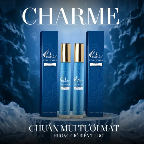Nước hoa nam Charme Cool Water 10ml với hương thơm tươi mát