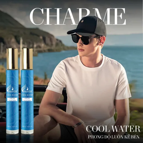 Nước hoa nam Charme Cool Water 10ml với hương thơm tươi mát