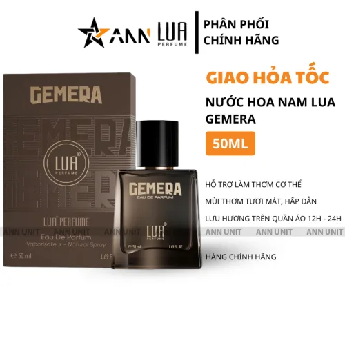 Nước hoa nam Lua Gemera 50ml Eau De Parfum hương tươi mát