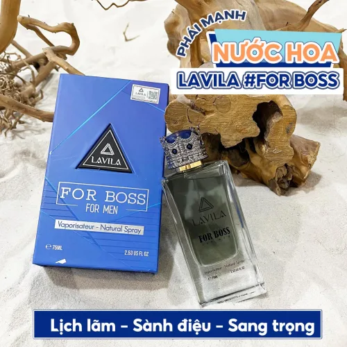 Lavila For Boss nước hoa nam chai 75ml