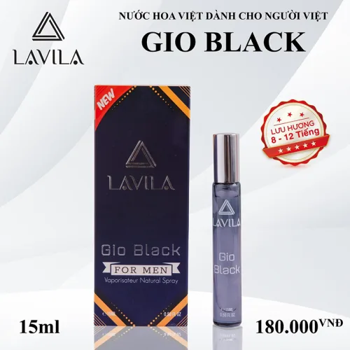 Chuyên sỉ nước Hoa Nam Lavila Gio Black Mini 15ml