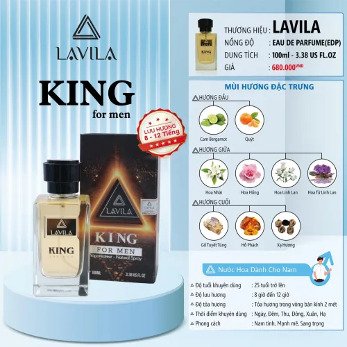 Chỗ sỉ nước Hoa Nam Lavila King 100ml