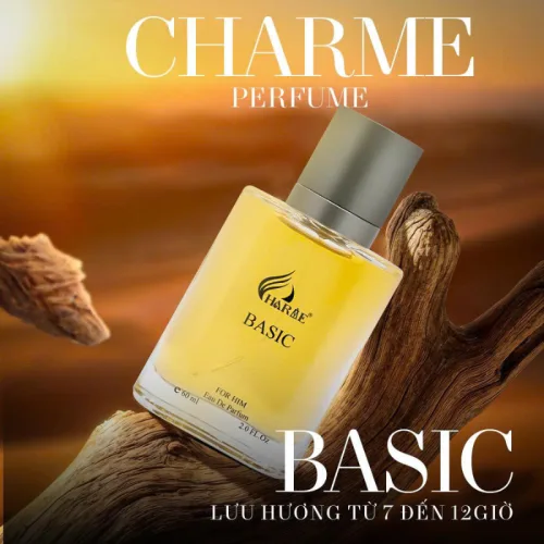 Nguồn hàng sỉ nước Hoa Nam - Nước Hoa Charme Basic 50ml - Hương Thơm Tươi Mát Lịch Lãm