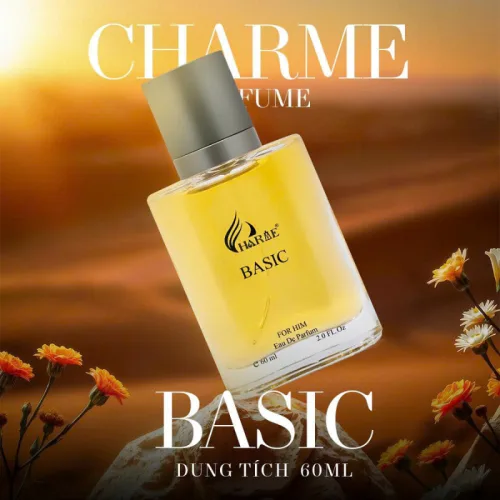 Nguồn hàng sỉ nước Hoa Nam - Nước Hoa Charme Basic 50ml - Hương Thơm Tươi Mát Lịch Lãm