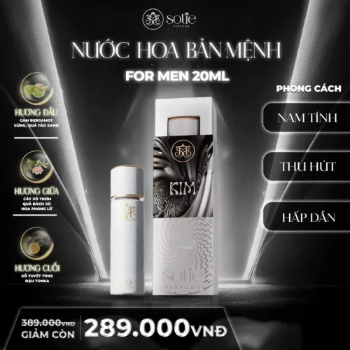 Sotie Perfume Nước Hoa Nam Phong Thủy Mệnh Kim 20ml