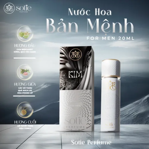Sotie Perfume Nước Hoa Nam Phong Thủy Mệnh Kim 20ml