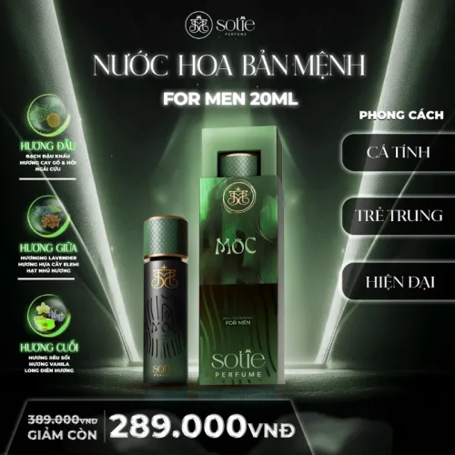 Chỗ sỉ nước Hoa Nam Phong Thủy Mệnh Mộc Sotie Perfume 30ml - Hương Thơm Trẻ Trung Hiện Đại