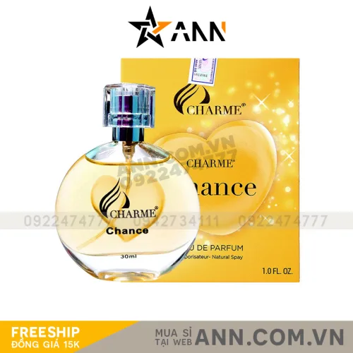 Nước hoa Eau De Parfum Charme Chance dành cho nữ 30ml