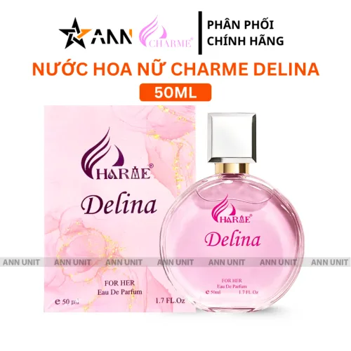 Nguồn hàng sỉ nước Hoa Nữ Charme Delina 50ml - Hương Thơm Nữ Tính Tươi Mát