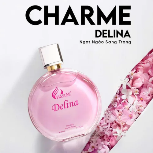 Nguồn hàng sỉ nước Hoa Nữ Charme Delina 50ml - Hương Thơm Nữ Tính Tươi Mát