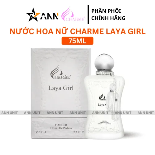 Nước hoa Charme Laya Girl nữ 75ml – hương nữ tính